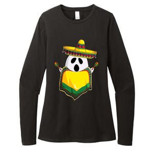 No Me Ghosta Gusta Funny Mexican Halloween Womens CVC Long Sleeve Shirt