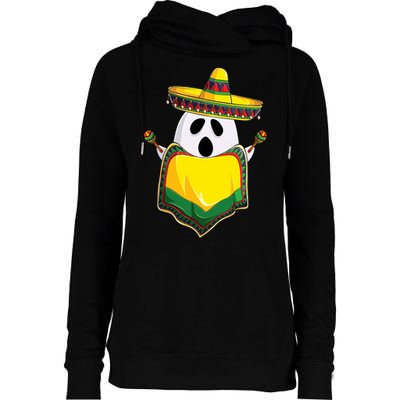 No Me Ghosta Gusta Funny Mexican Halloween Womens Funnel Neck Pullover Hood