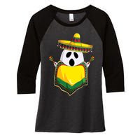 No Me Ghosta Gusta Funny Mexican Halloween Women's Tri-Blend 3/4-Sleeve Raglan Shirt