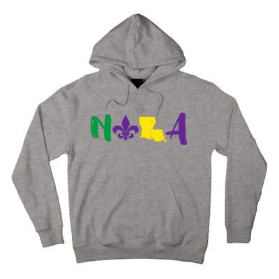 Nola Mardi Gras Jester New Orleans Louisiana Carnival Gift Tall Hoodie