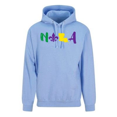 Nola Mardi Gras Jester New Orleans Louisiana Carnival Gift Unisex Surf Hoodie