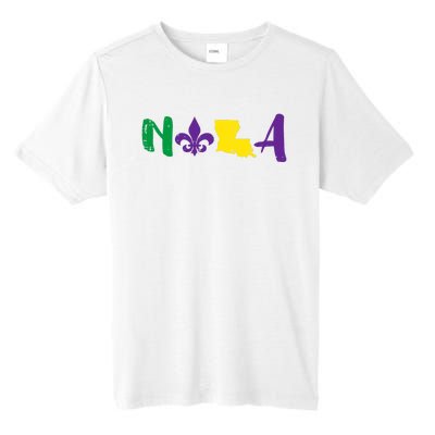 Nola Mardi Gras Jester New Orleans Louisiana Carnival Gift Tall Fusion ChromaSoft Performance T-Shirt