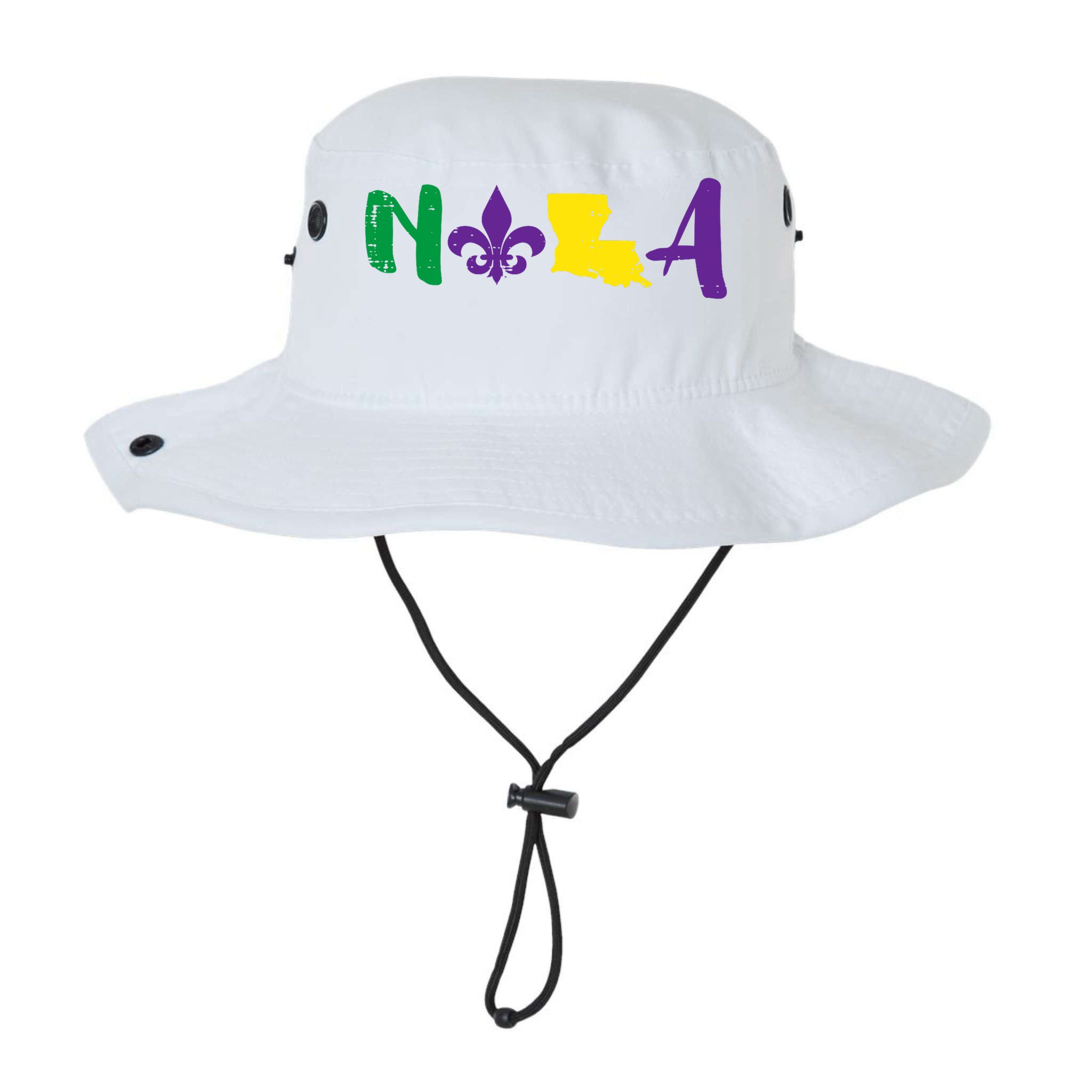 Nola Mardi Gras Jester New Orleans Louisiana Carnival Gift Bucket Hat