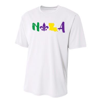 Nola Mardi Gras Jester New Orleans Louisiana Carnival Gift Performance Sprint T-Shirt