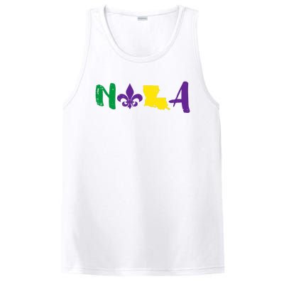 Nola Mardi Gras Jester New Orleans Louisiana Carnival Gift PosiCharge Competitor Tank