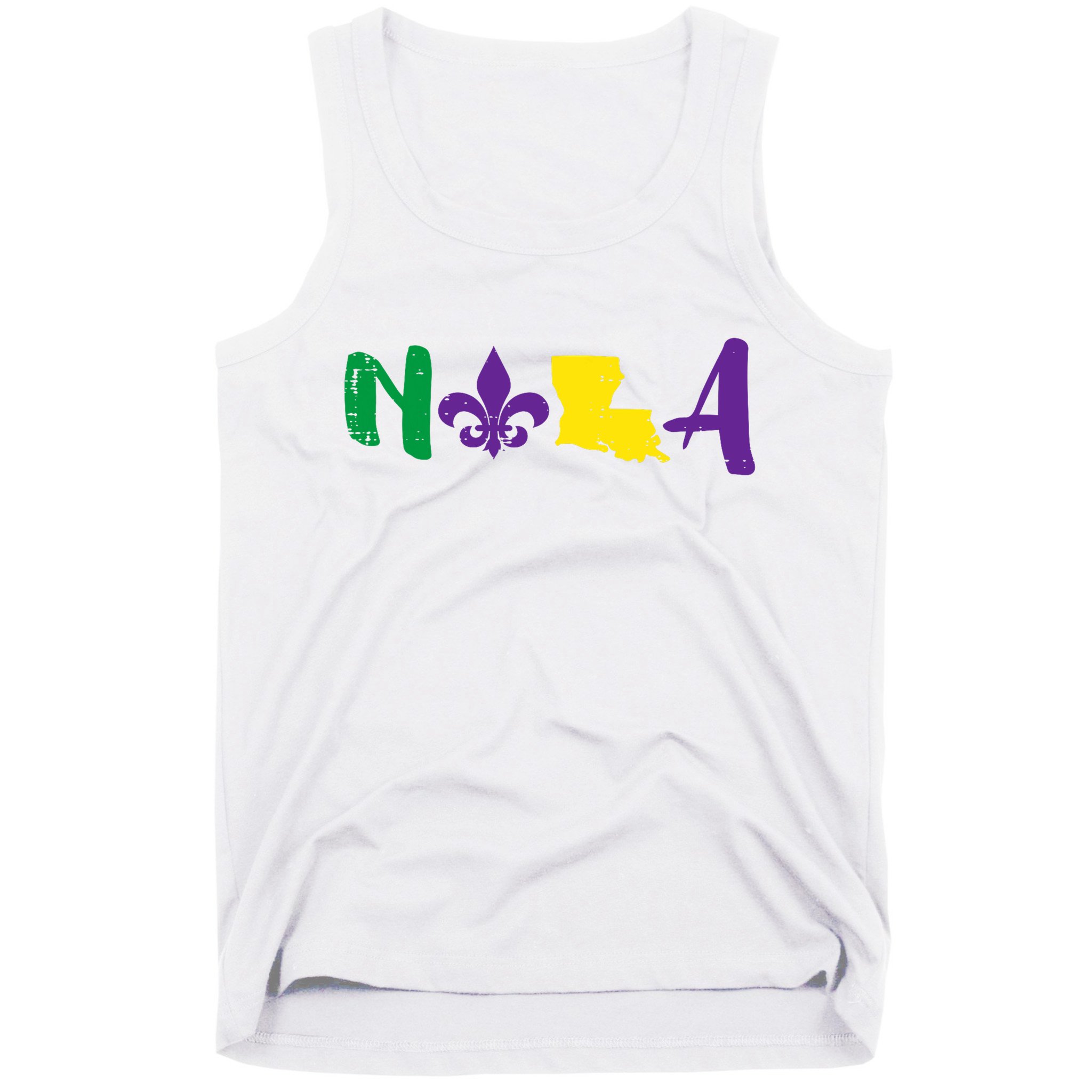 Nola Mardi Gras Jester New Orleans Louisiana Carnival Gift Tank Top