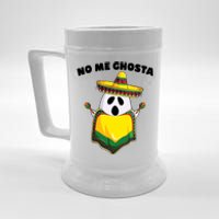 No Me Ghosta Gusta Funny Mexican Halloween Beer Stein