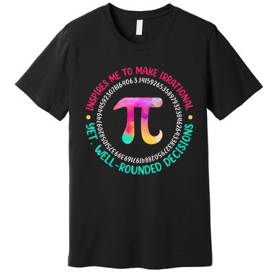 Nerd Math Geek Teacher funny pi day Premium T-Shirt