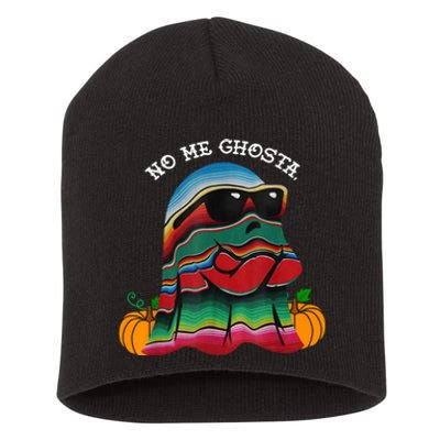 No Me Ghosta Funny Mexican Halloween Ghost Short Acrylic Beanie