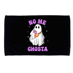 No Me Ghosta Funny Mexican Halloween Ghost Microfiber Hand Towel