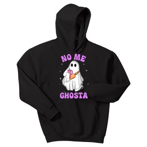 No Me Ghosta Funny Mexican Halloween Ghost Kids Hoodie