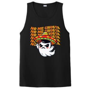 No Me Ghosta Funny Mexican Halloween Ghost PosiCharge Competitor Tank