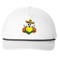 No Me Ghosta Gusta Funny Mexican Halloween Ghost Boo Snapback Five-Panel Rope Hat