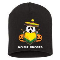 No Me Ghosta Gusta Funny Mexican Halloween Ghost Boo Short Acrylic Beanie