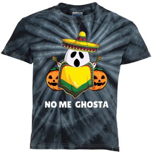 No Me Ghosta Gusta Funny Mexican Halloween Ghost Boo Kids Tie-Dye T-Shirt