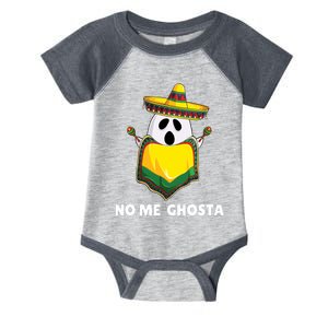 No Me Ghosta Gusta Funny Mexican Halloween Ghost Boo Infant Baby Jersey Bodysuit