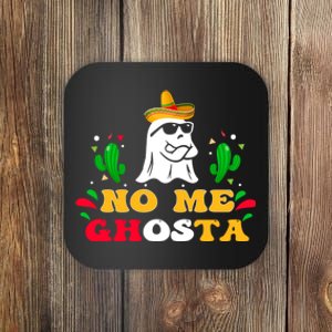 No Me Ghosta Gusta Funny Mexican Halloween Ghost Boo Coaster