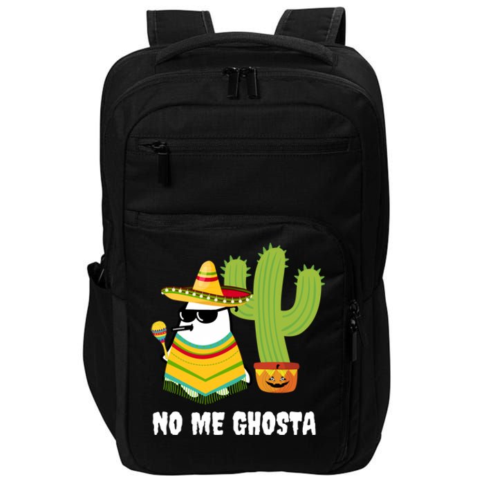 No Me Ghosta Gusta Funny Mexican Halloween Ghost Boo Impact Tech Backpack