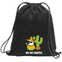 No Me Ghosta Gusta Funny Mexican Halloween Ghost Boo Sweatshirt Cinch Pack Bag