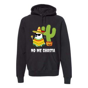 No Me Ghosta Gusta Funny Mexican Halloween Ghost Boo Premium Hoodie