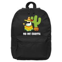 No Me Ghosta Gusta Funny Mexican Halloween Ghost Boo 16 in Basic Backpack