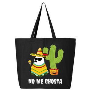 No Me Ghosta Gusta Funny Mexican Halloween Ghost Boo 25L Jumbo Tote