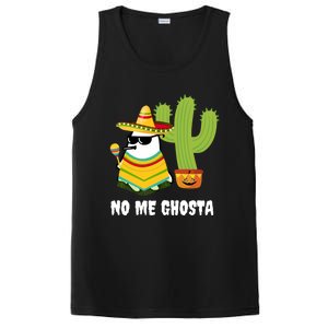 No Me Ghosta Gusta Funny Mexican Halloween Ghost Boo PosiCharge Competitor Tank