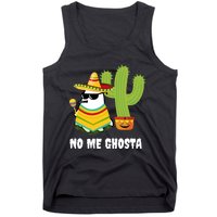 No Me Ghosta Gusta Funny Mexican Halloween Ghost Boo Tank Top