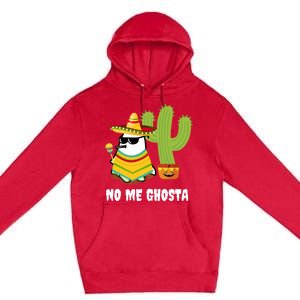 No Me Ghosta Gusta Funny Mexican Halloween Ghost Boo Premium Pullover Hoodie