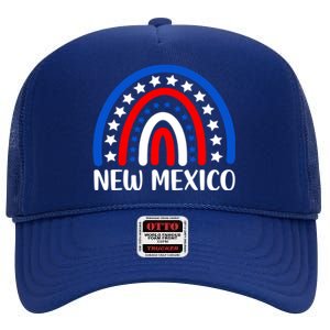 New Mexico Gift I Love New Mexico Usa Gift High Crown Mesh Back Trucker Hat