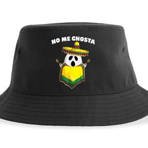 No Me Ghosta Gusta Funny Mexican Halloween Sustainable Bucket Hat