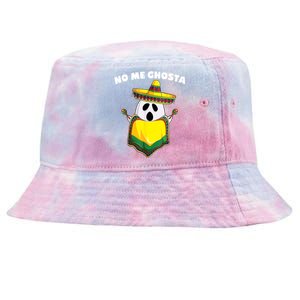 No Me Ghosta Gusta Funny Mexican Halloween Tie-Dyed Bucket Hat