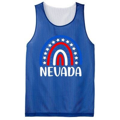 Nevada Meaningful Gift I Love Nevada Usa Gift Mesh Reversible Basketball Jersey Tank