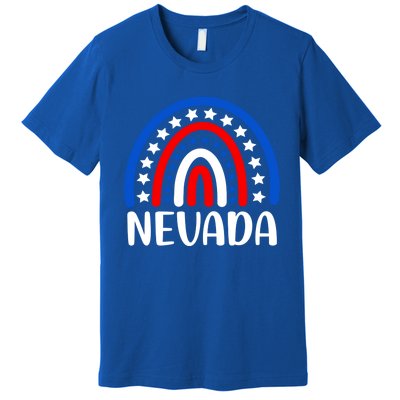 Nevada Meaningful Gift I Love Nevada Usa Gift Premium T-Shirt