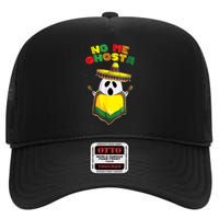 No Me Ghosta Gusta Funny Mexican Halloween No Me Ghosts Boo High Crown Mesh Back Trucker Hat