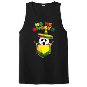 No Me Ghosta Gusta Funny Mexican Halloween No Me Ghosts Boo PosiCharge Competitor Tank