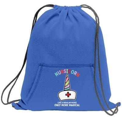 Nursicorn Meaningful Gift Sweatshirt Cinch Pack Bag