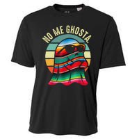 No Me Ghosta Funny Mexican Halloween Cute Ghost Vintage Cooling Performance Crew T-Shirt