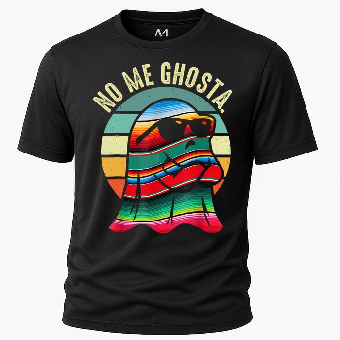 No Me Ghosta Funny Mexican Halloween Cute Ghost Vintage Cooling Performance Crew T-Shirt