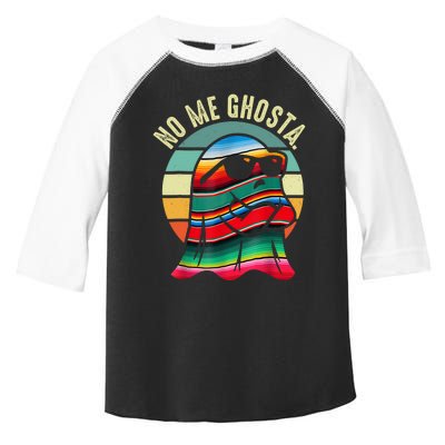 No Me Ghosta Funny Mexican Halloween Cute Ghost Vintage Toddler Fine Jersey T-Shirt