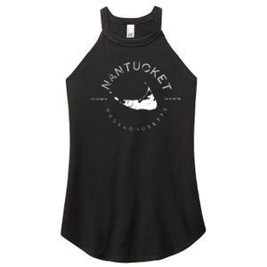 Nantucket Massachusetts Graphic Women’s Perfect Tri Rocker Tank