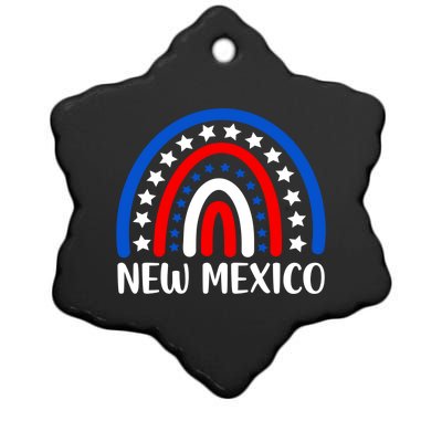 New Mexico Gift I Love New Mexico Usa Cool Gift Ceramic Star Ornament