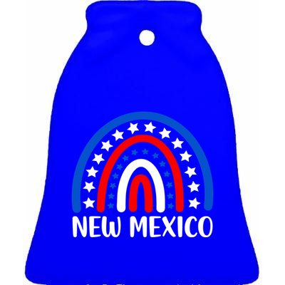 New Mexico Gift I Love New Mexico Usa Cool Gift Ceramic Bell Ornament