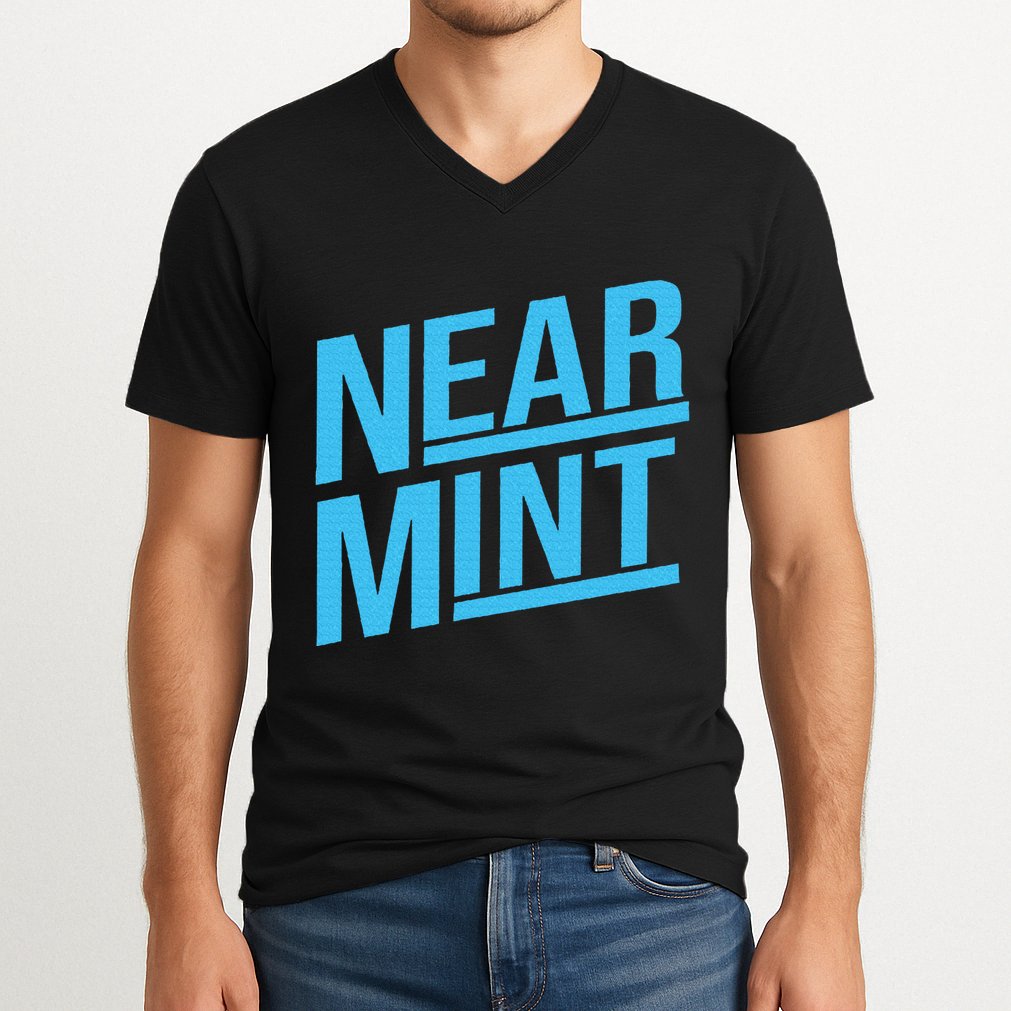 Near Mint Grade Funny Baseball Card Collector Trading Cards V-Neck T-Shirt