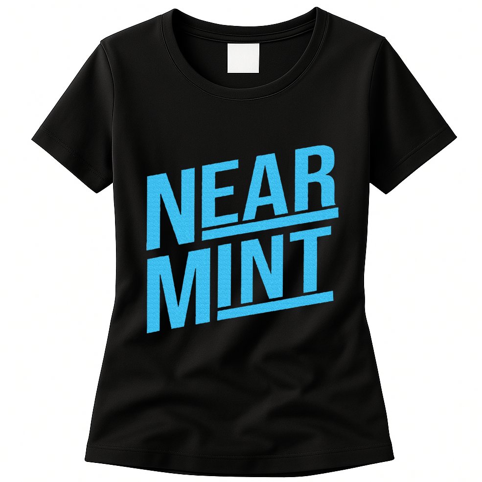 Near Mint Grade Funny Baseball Card Collector Trading Cards Womens T-Shirt