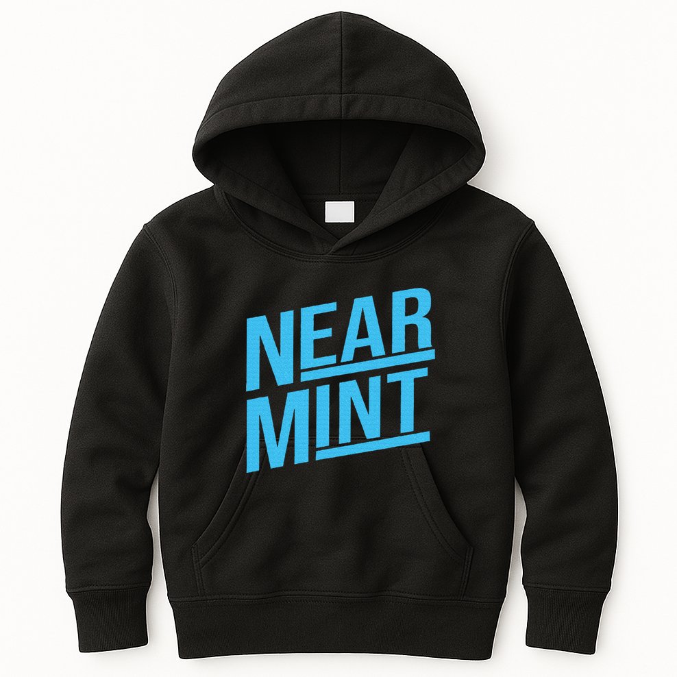 Near Mint Grade Funny Baseball Card Collector Trading Cards Kids Hoodie