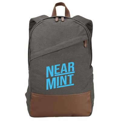 Near Mint Grade Funny Baseball Card Collector Trading Cards Cotton Canvas Backpack