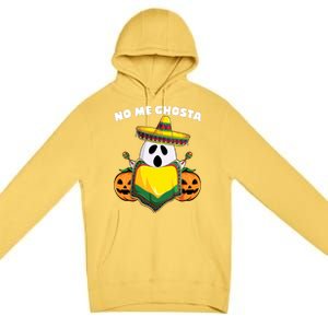 No Me Ghosta Gusta Funny Mexican Halloween Premium Pullover Hoodie