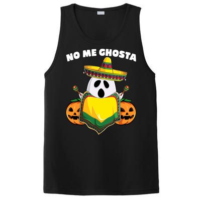 No Me Ghosta Gusta Funny Mexican Halloween PosiCharge Competitor Tank