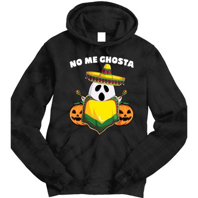 No Me Ghosta Gusta Funny Mexican Halloween Tie Dye Hoodie